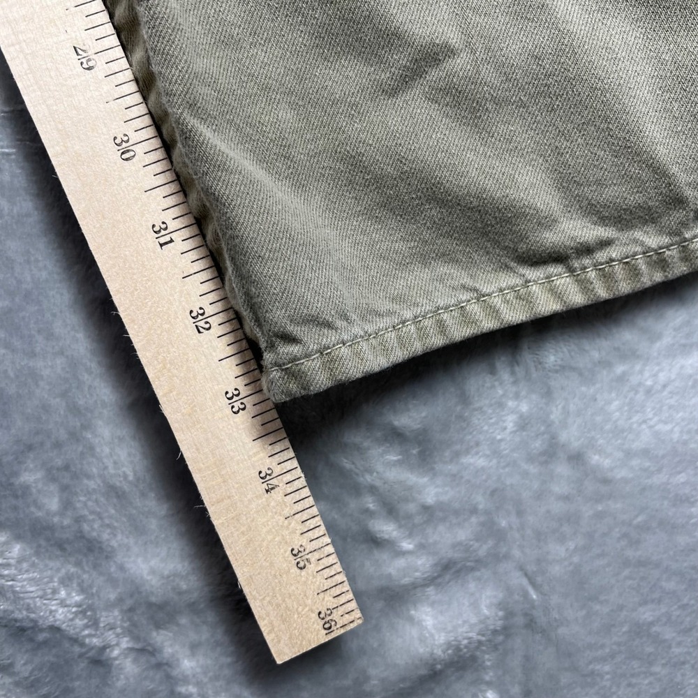 True Religion Brand Jeans Mens Size 36 Olive Green Straight Leg Made USA - Picture 10 of 10